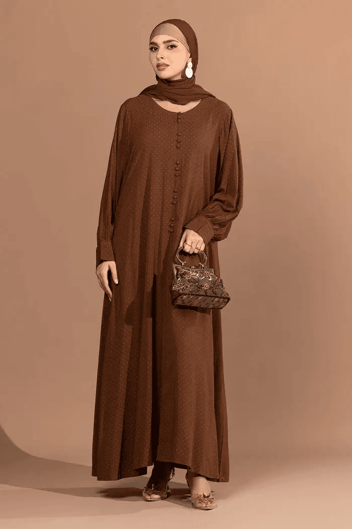 Blended Printed Abaya